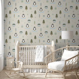 Scandinavisch bosdier behang