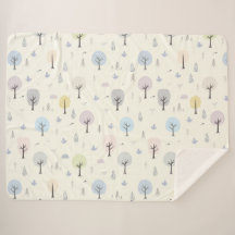 Scandinavisch bosnaadloos patroonpatroon