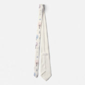 Scandinavisch bosnaadloos patroonpatroon stropdas (Achterkant)