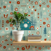 Scandinavisch bospatroon