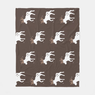 Scandinavisch chic:  naadloze patronen fleece deken