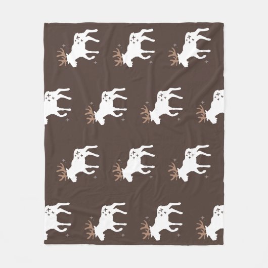Scandinavisch chic: naadloze patronen fleece deken (Voorkant)