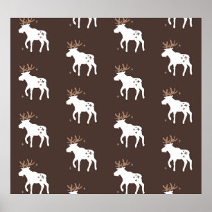 Scandinavisch chic: naadloze patronen poster