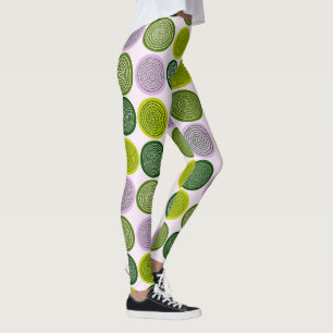 Scandinavisch Cirkel Stippen Mandala Patroon 2 Leggings