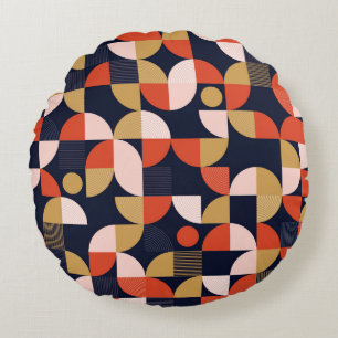 Scandinavisch Eenvoudig Vormen Geometrie Kunstwerk Rond Kussen