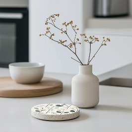 Scandinavisch Floral Elegance Stone Onderzetter