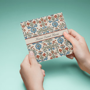 Scandinavisch Folk Art bloemontwerp aanpasbaar