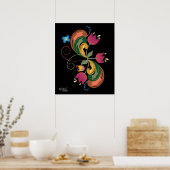 Scandinavisch Folk Art Style Poster (Keuken)