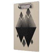 Scandinavisch geïnspireerd driehoeksontwerp klembord (Links)