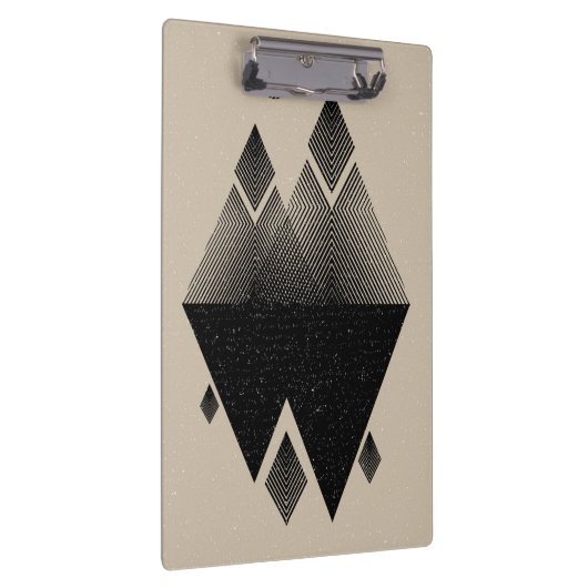 Scandinavisch geïnspireerd driehoeksontwerp klembord (Rechts)