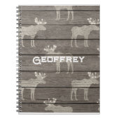 Scandinavisch geïnspireerd notitieboek. Bewerkbare Notitieboek (Voorkant)