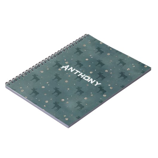 Scandinavisch geïnspireerd notitieboek. Bewerkbare Notitieboek (Linkerzijde)