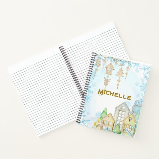 Scandinavisch geïnspireerd notitieboek. Bewerkbare Notitieboek (Binnen)