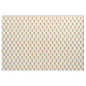 Scandinavisch geïnspireerd Oranje Floral Pattern Stof (Fat Quarter)