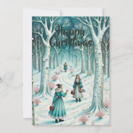 Scandinavisch geïnspireerd Winter Wonderland. bewe Kaart