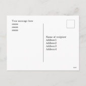 Scandinavisch geïnspireerd Xmas briefkaart. bewerk Feestdagenkaart (Achterkant)