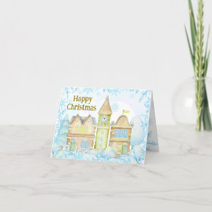 Scandinavisch geïnspireerde kerstkaart. Hygge Bewe Feestdagen Kaart