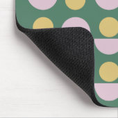 Scandinavisch geometric Floral Pattern in Green Muismat (Hoek)