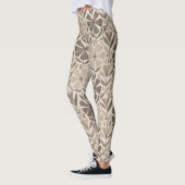 Scandinavisch geometrisch bloemmotive leggings (Links)