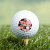 Scandinavisch geometrisch: kleurrijk kunstwerkpatr golfballen (Insitu Shirt)