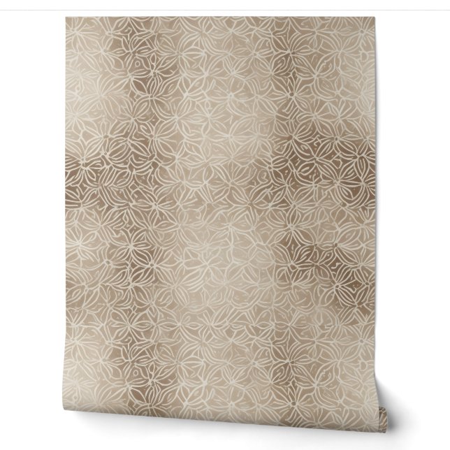 Scandinavisch geometrisch patroon behang (Afrollen)