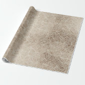 Scandinavisch geometrisch patroon cadeaupapier (Uitgerold)