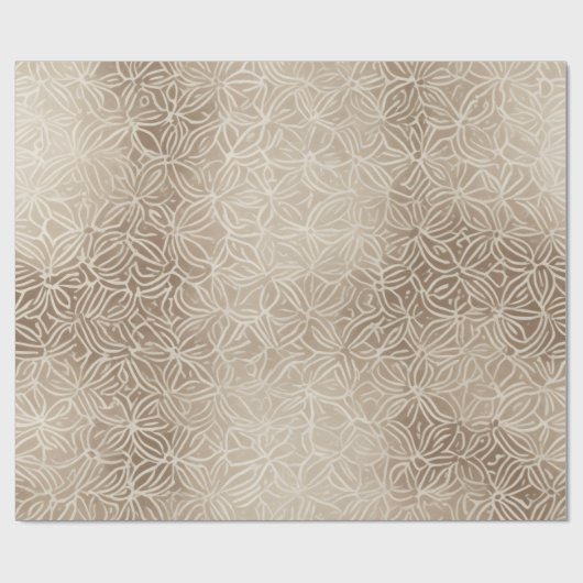 Scandinavisch geometrisch patroon cadeaupapier (Vlak)
