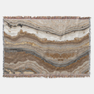 Scandinavisch graniet bruin grijs beige marmer deken