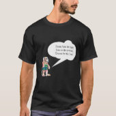 Scandinavisch grappig Troll - inspirerend quote T-shirt (Voorkant)