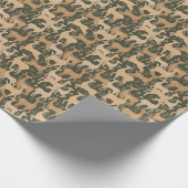 Scandinavisch hertenbos behang cadeaupapier (Hoek)
