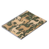 Scandinavisch hertenbos behang notitieboek (Linkerzijde)