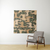 Scandinavisch hertenbos behang wandkleed (In Situ (horizontaal))