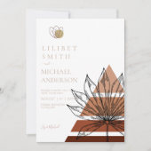 Scandinavisch Japandi Modern Abstract Data opslaan Kaart (Voorkant)