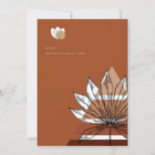 Scandinavisch Japandi Modern Abstract Data opslaan Kaart (Achterkant)