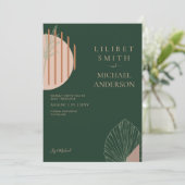 Scandinavisch Japandi Modern Abstract Data opslaan Kaart (Staand voorkant)