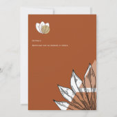 Scandinavisch Japandi Modern Abstract Data opslaan Kaart (Achterkant)