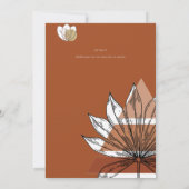 Scandinavisch Japandi Modern Abstract Data te Rese Kaart (Achterkant)