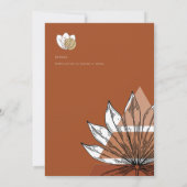 Scandinavisch Japandi Modern Abstract Data te Rese Kaart (Achterkant)