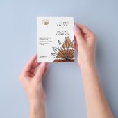 Scandinavisch Japandi Modern Abstract Speciale Dat Flyer (Hand)