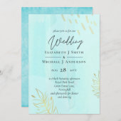 Scandinavisch Japandi Modern Abstract Trouwen (Voorkant / Achterkant)