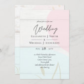 Scandinavisch Japandi Modern Abstract Trouwen (Voorkant / Achterkant)