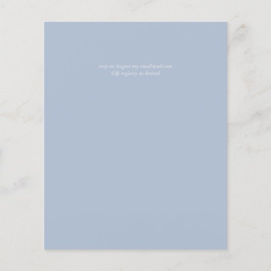 Scandinavisch Japandi Modern Abstract Trouwen (Achterkant)