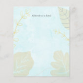 Scandinavisch Japandi Modern Abstract Trouwen (Achterkant)