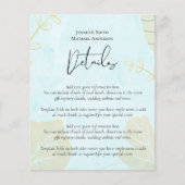 Scandinavisch Japandi Modern Abstract Trouwen (Voorkant)