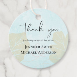 Scandinavisch Japandi Modern Abstract Trouwen Bedankjes Labels