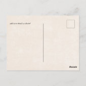 Scandinavisch Japandi Modern Abstract Trouwen Briefkaart (Achterkant)