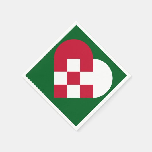 Scandinavisch Joelhart Servet (Hoek)