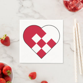 Scandinavisch Joelhart Servet