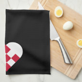 Scandinavisch Joelhart Theedoek (Quarter Fold)