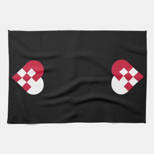 Scandinavisch Joelhart Theedoek (Horizontaal)